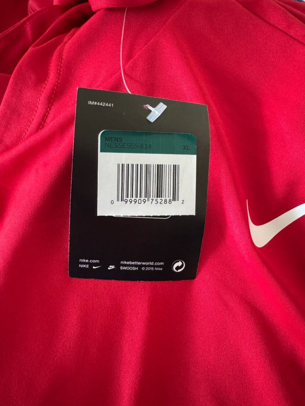 Nike Swim Red Long-Sleeve Hooded Hydroguard NESSE555-614 Mens XL NEW with Tags - Picture 3 of 11